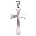 Sterling Silver Cross Pendant, 3/4" X 1.7mm Sterling Silver Cross Pendant, 3/4" X 1.7mm Sterling